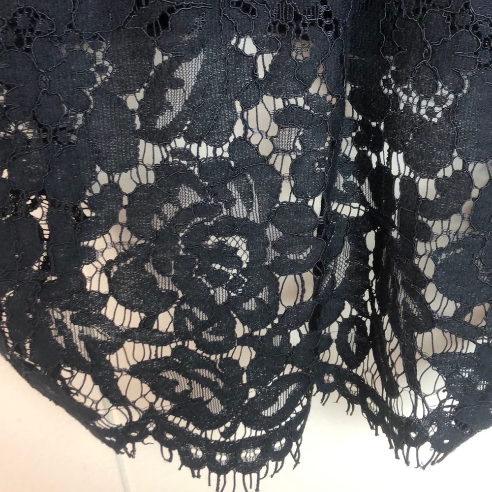 Forever 21 Black Floral Lace Crop Top - Picture 5 of 5